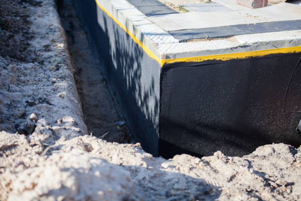 Residential Basement Waterproofing installation at a Colon, MI home by SJ Waterproofing Pros